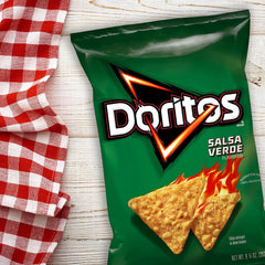 Doritos Tortilla Chips Salsa Verde, 9.25 Oz