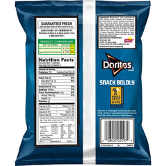 Doritos Reduced Fat Cool Ranch Flavored Tortilla Chips, 1 Ounce (Pack of 72)