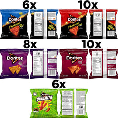 Doritos Hot & Spicy Mix Variety Pack, 1oz Bags, (40 Pack)